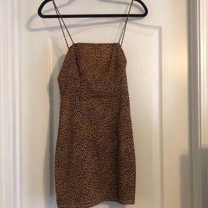 Spaghetti strap Cheetah dress. Excellent condition